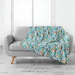 Douceur d'Intérieur pleed Jungle Story, roheline, 125 x 150 cm price and information | Plaids, bedspreads and day blankets | hansapost.ee