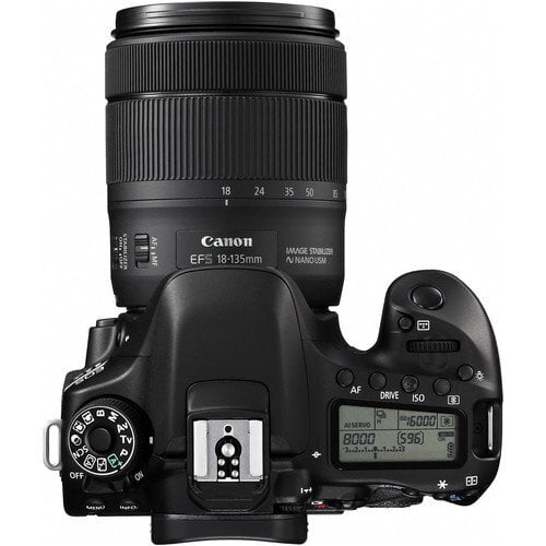 Canon EOS 80D + EF-S 18-135 mm IS USM komplekt, must цена и информация | Fotoaparaadid | hansapost.ee