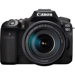 Canon EOS 90D 18-135mm IS USM цена и информация | Фотоаппараты | hansapost.ee