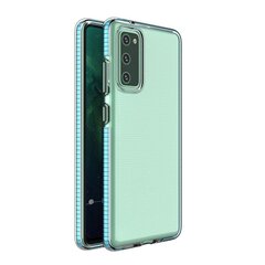 Spring Case läbipaistev värvilise raamiga TPU geelist kaitsekate Xiaomi Redmi Note 10 / Redmi Note 10S jaoks helesinine (helesinine || Niebieski) hind ja info | Telefonide kaitsekaaned ja -ümbrised | hansapost.ee