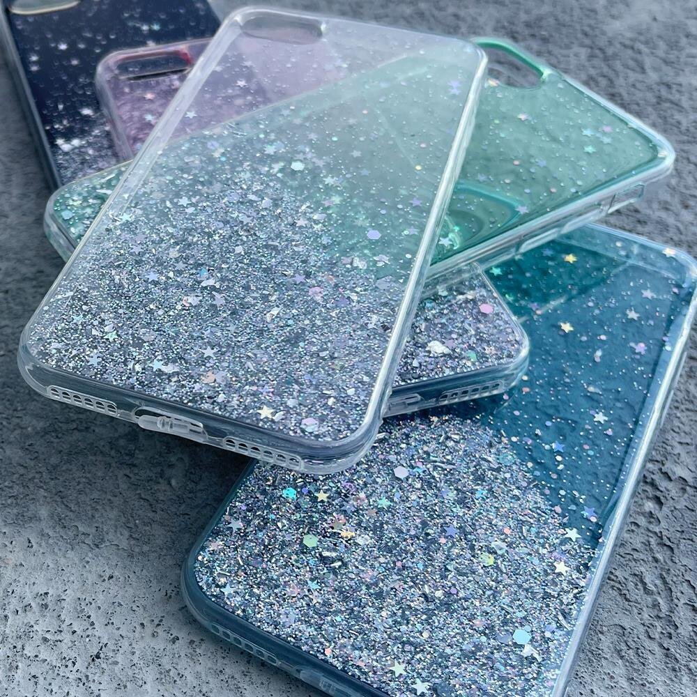 Wozinsky Star Glitter särav kate Xiaomi Mi 11 roheline (roheline) hind ja info | Telefonide kaitsekaaned ja -ümbrised | hansapost.ee