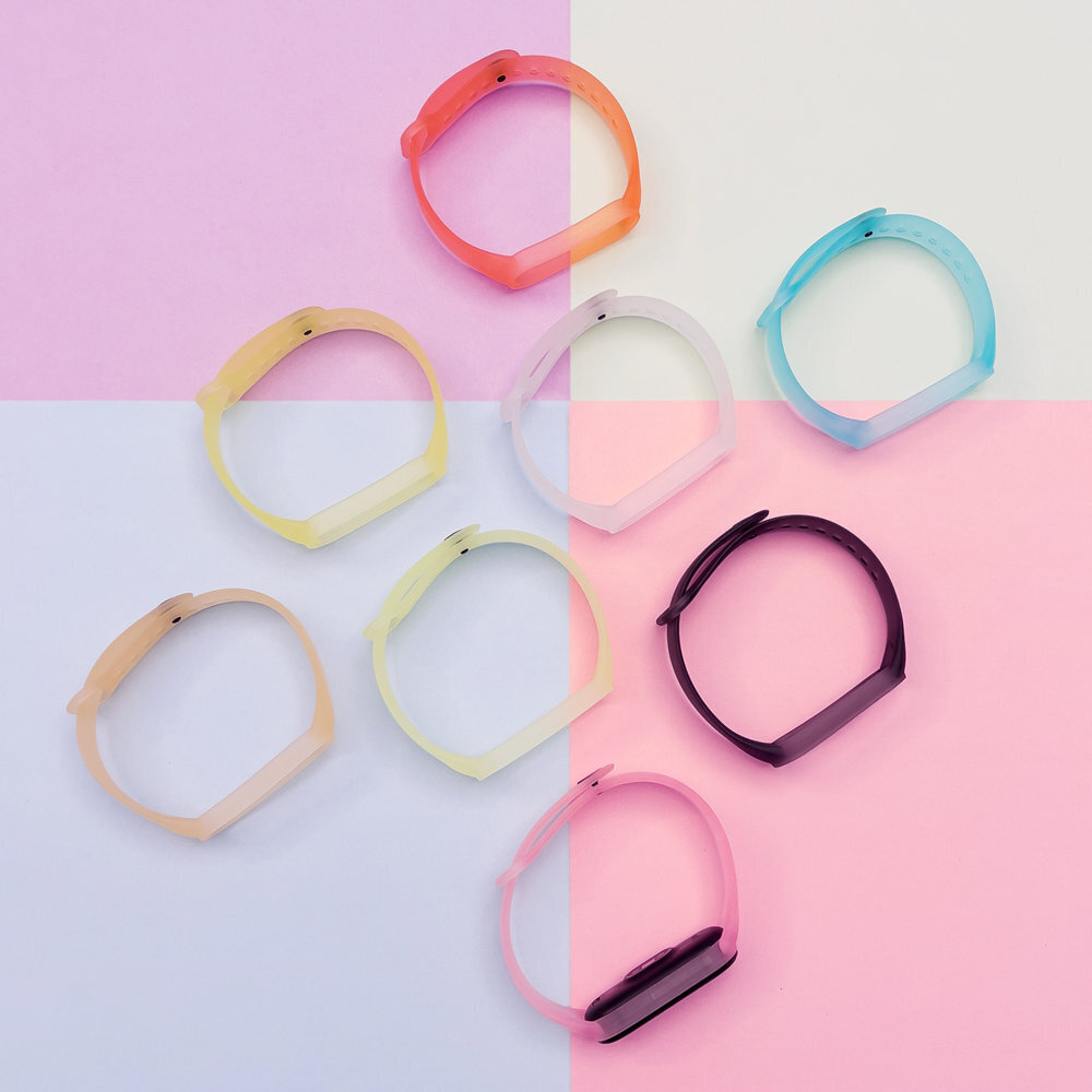 Replacment band strap for Xiaomi Mi Band 5 punane hind ja info | Nutikellade aksessuaarid ja tarvikud | hansapost.ee