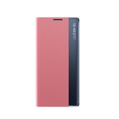 Uus Sleep Case Raamatukasti tüüpi ümbris tugifunktsiooniga Samsung Galaxy A11 / M11 roosa (roosa) jaoks hind ja info | Telefonide kaitsekaaned ja -ümbrised | hansapost.ee