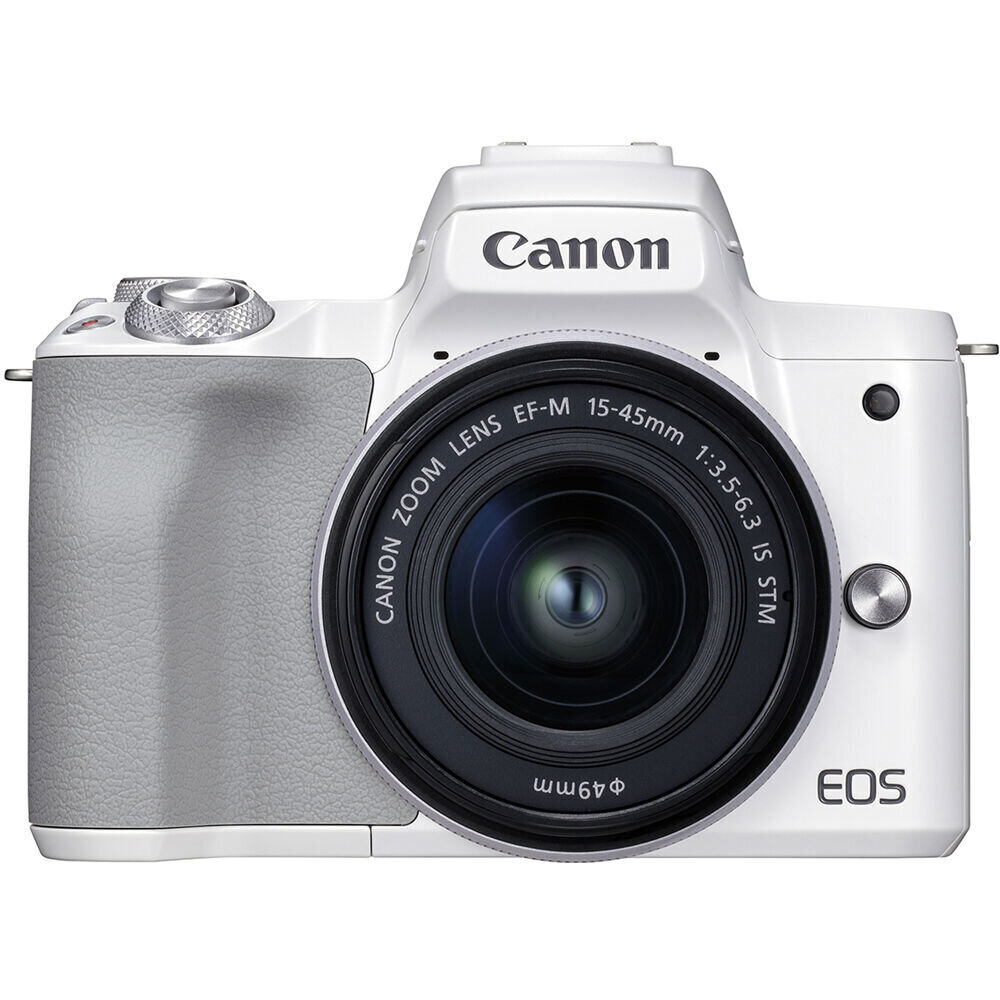 Canon EOS M50 Mark II 15-45 IS STM + 55-200 IS STM (Valge) hind ja info | Fotoaparaadid | hansapost.ee