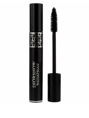 Тушь для ресниц Christian Dior Diorshow Waterproof, 11 мл, 090 Black цена и информация | Тушь, средства для роста ресниц, тени для век, карандаши для глаз | hansapost.ee