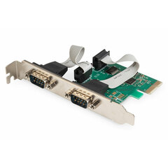Digitus PCI Express 2xserial DB9 COM RS232 цена и информация | Адаптеры, USB-разветвители | hansapost.ee