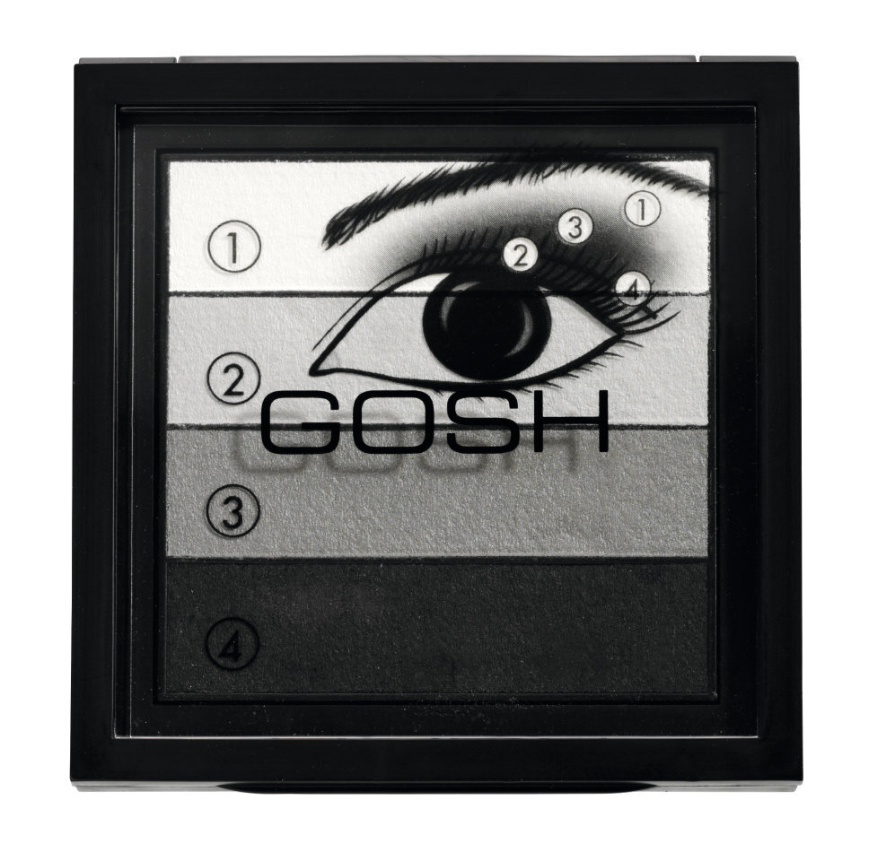 Lauvärvipalett Gosh Smokey Eyes Palette 8 g hind ja info | Lauvärvid, ripsmetušid ja silmapliiatsid | hansapost.ee
