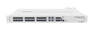 Mikrotik CRS328-4C-20S-4S+RM|Type L2|Rack 1U|4x10/100/1000BASE-T/SFP combo|20xSFP|4xSFP+|1xRJ45|CRS328-4C-20S-4S+RM hind ja info | USB adapterid ja jagajad | hansapost.ee