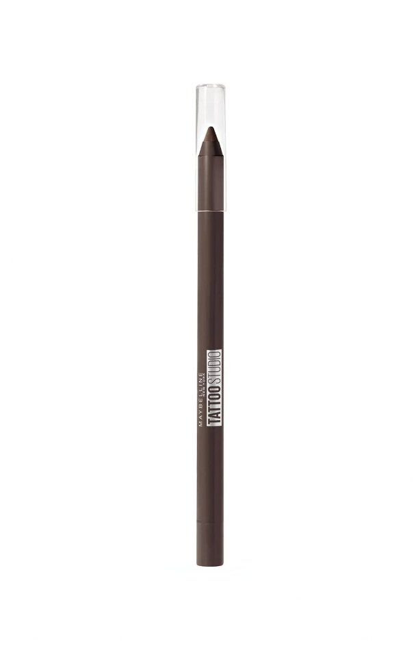 Geeljas silma kontuurpliiats Maybelline New York Tattoo Liner Bold Brown, Bright Brown цена и информация | Lauvärvid, ripsmetušid ja silmapliiatsid | hansapost.ee