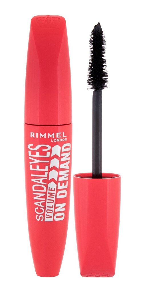 Rimmel London Scandal Eyes Volume On Demand ripsmetušš 12 ml, 001 Black hind ja info | Lauvärvid, ripsmetušid ja silmapliiatsid | hansapost.ee