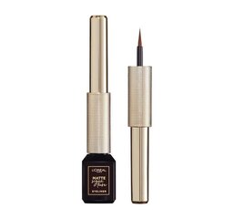 Silmalainer L'oreal Matte Signature, 3,3 ml, 03 Brown цена и информация | Тушь, средства для роста ресниц, тени для век, карандаши для глаз | hansapost.ee