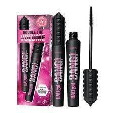 Ripsmetuši komplekt Benefit Badgal Bang Double The Volume Mascara, must, 2 x 8,5 g hind ja info | Lauvärvid, ripsmetušid ja silmapliiatsid | hansapost.ee