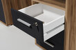 Kirjutuslaud Desk 0484, pruun/must hind ja info | Arvutilauad, kirjutuslauad | hansapost.ee