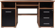 Kirjutuslaud Desk 0484, pruun/must hind ja info | Arvutilauad, kirjutuslauad | hansapost.ee