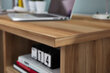 Kirjutuslaud Desk 0484, pruun/must цена и информация | Arvutilauad, kirjutuslauad | hansapost.ee