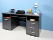 Kirjutuslaud Desk 144, tumehall hind ja info | Arvutilauad, kirjutuslauad | hansapost.ee