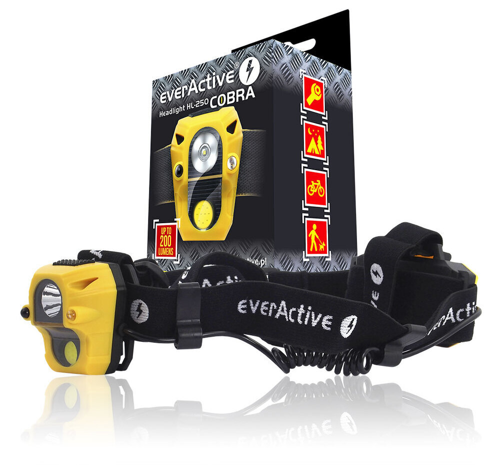 Headlight everActive HL-150 цена и информация | Taskulambid, pealambid ja prožektorid | hansapost.ee