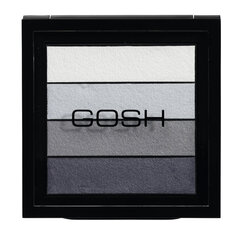 Lauvärvipalett Gosh Smokey Eyes Palette 8 g, 04 Blue цена и информация | Тушь, средства для роста ресниц, тени для век, карандаши для глаз | hansapost.ee