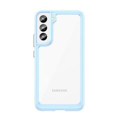 Outer Space Case ümbris Samsung Galaxy S22 kõva kaanega, sinise geelraamiga hind ja info | Telefonide kaitsekaaned ja -ümbrised | hansapost.ee