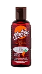 Päevitust soodustav õli Malibu Fast Tanning 100 ml цена и информация | Кремы от загара | hansapost.ee