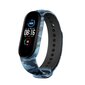 Camo Wristband TPU Strap Bracelet Bangle For Xiaomi Mi Band 6 / Mi Band 5 Camo Blue (Light blue || Niebieski) hind ja info | Nutikellade aksessuaarid ja tarvikud | hansapost.ee