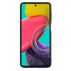 Nillkin Textured Case Vastupidav tugevdatud ümbris geelraami ja nailonist tagaküljel Samsung Galaxy M53 5G must hind ja info | Telefonide kaitsekaaned ja -ümbrised | hansapost.ee