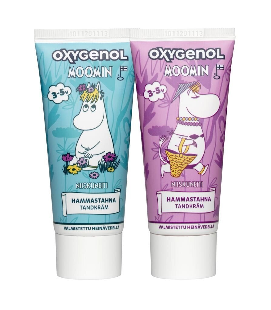 Laste geel-hambapasta Muumi Oxygenol (2-6 a.), 50 ml цена и информация | Laste ja ema kosmeetika | hansapost.ee