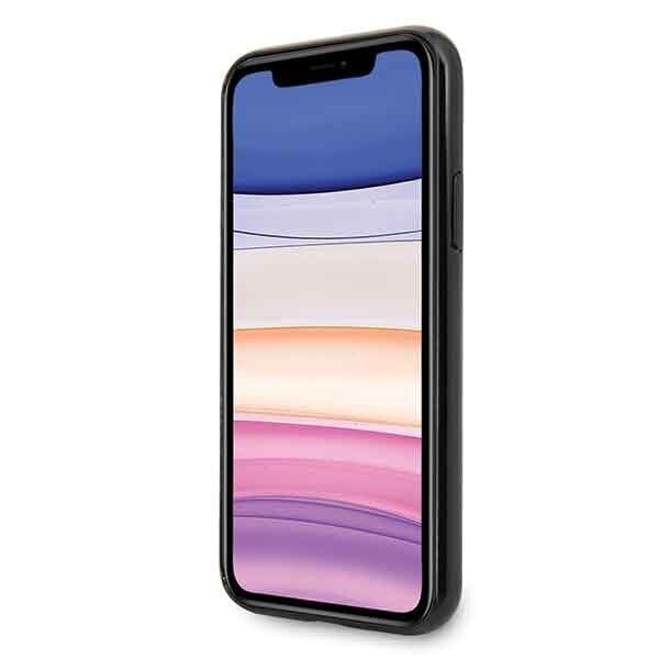 Telefoniümbris GUESS Marble Hardcase GUHCN61PCUMABK - Iphone 11 , must цена и информация | Telefonide kaitsekaaned ja -ümbrised | hansapost.ee