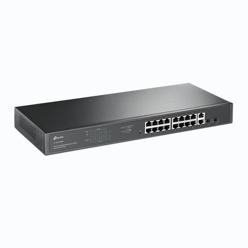 TP-LINK Switch TL-SG1218MP Unmanaged, Rack Mountable, 10/100 Mbps (RJ-45) ports quantity 18, PoE+ ports quantity 16 hind ja info | Võrgulülitid | hansapost.ee