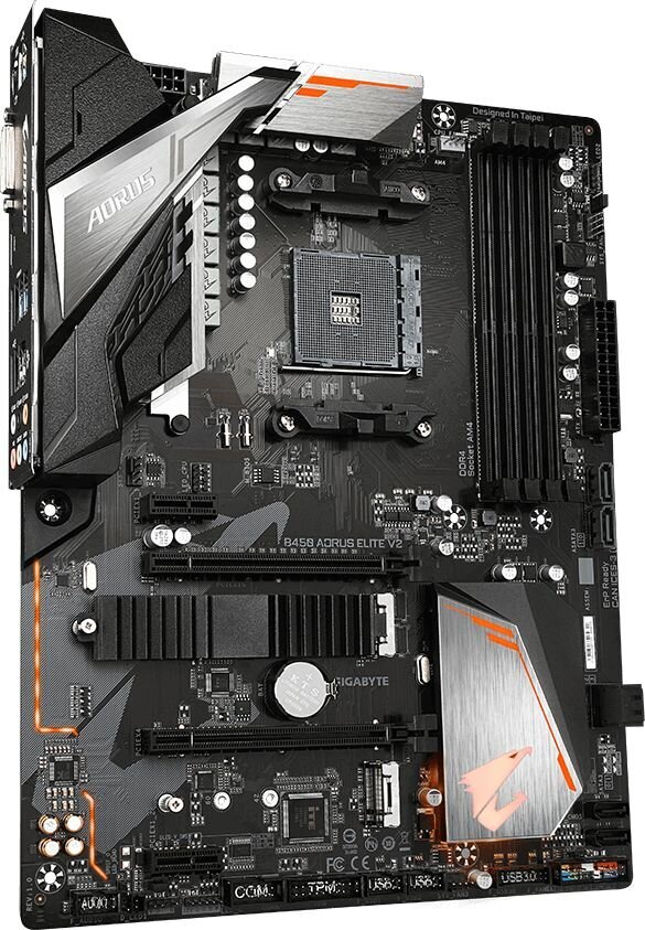 Gigabyte B450 AORUS ELITE V2 (rev. 1.0) цена и информация | Emaplaadid | hansapost.ee