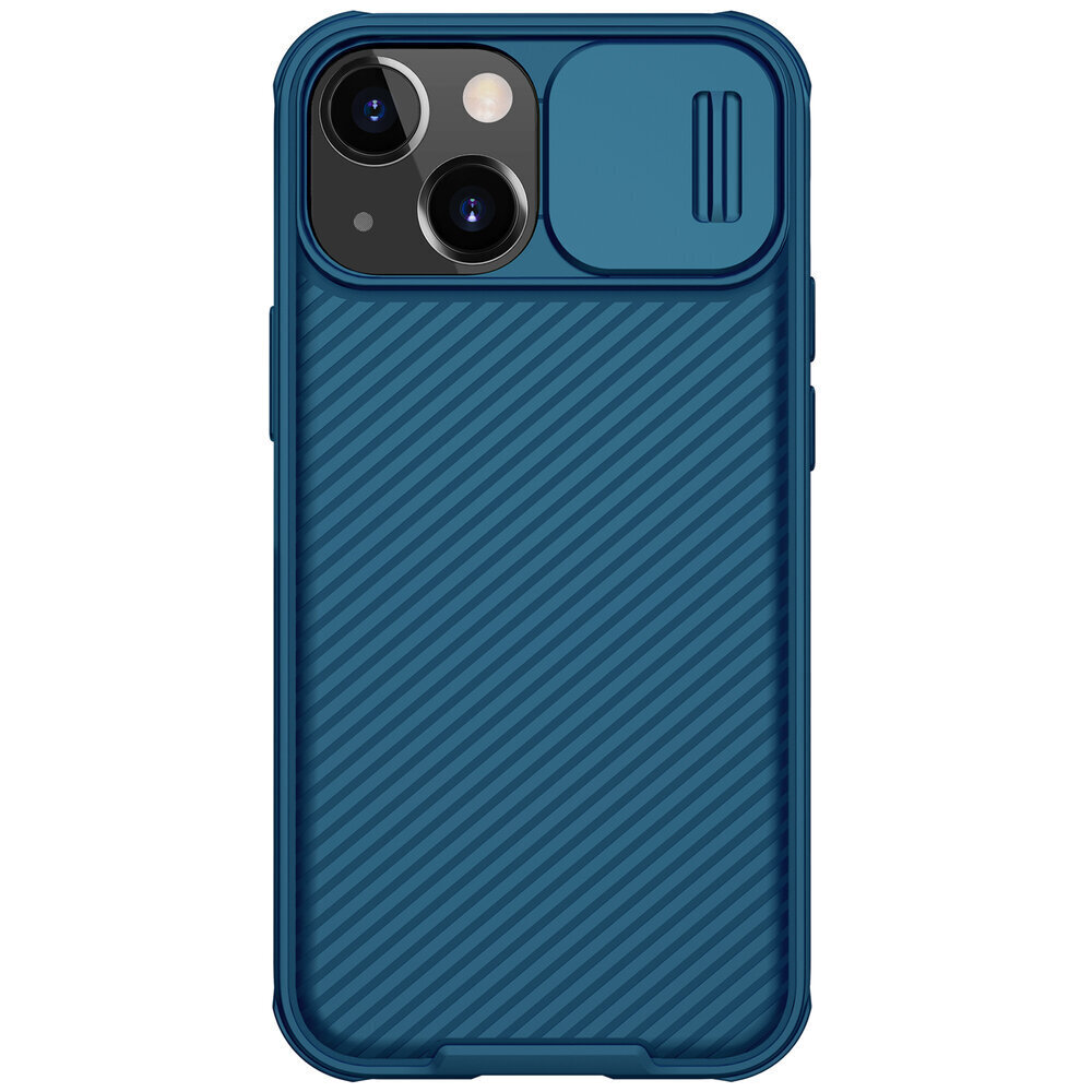 Nillkin CamShield Pro Case Armored Pouch Cover Camera Camera iPhone 13 mini blue (Light blue || Niebieski) цена и информация | Telefonide kaitsekaaned ja -ümbrised | hansapost.ee