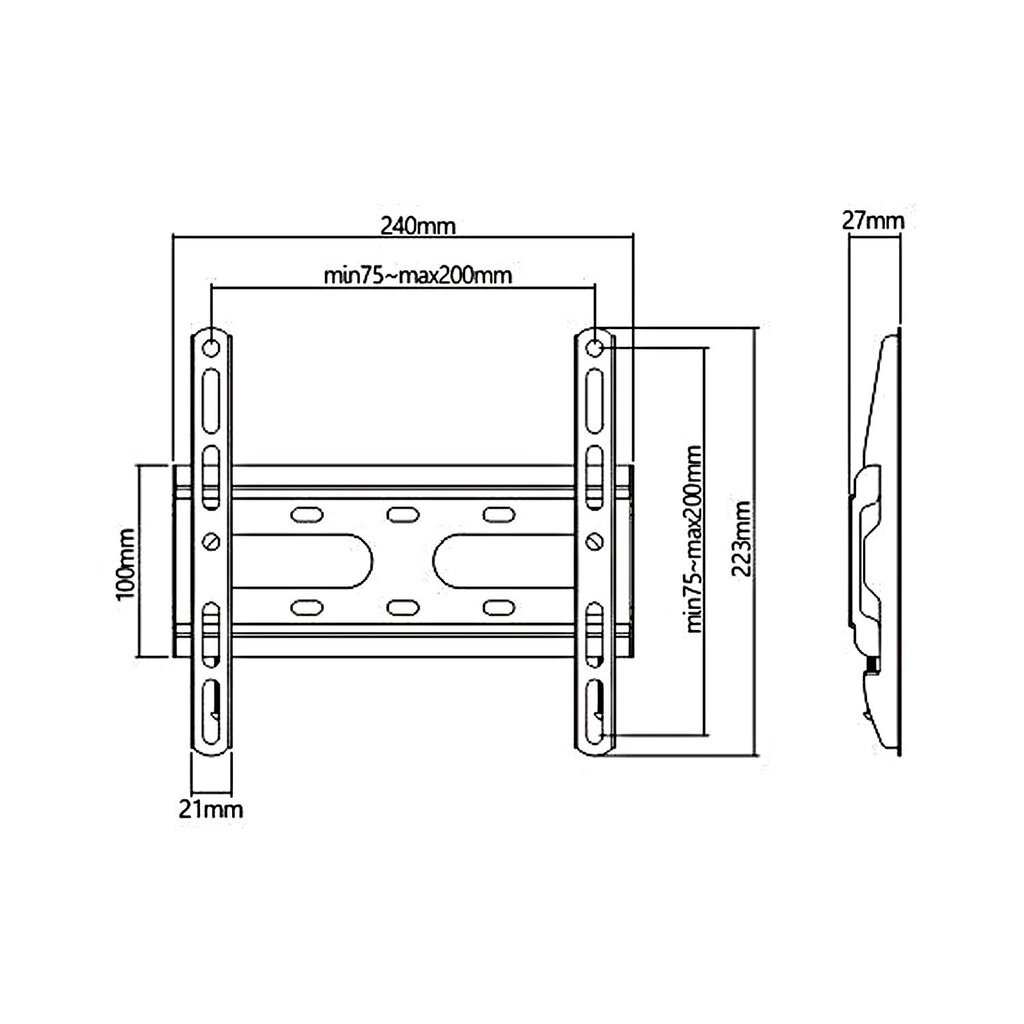 Teleri kinnitus Maclean MC-937 price and information | Teleri seinakinnitused ja hoidjad | hansapost.ee