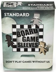 Board Games Sleeves - Non-Glare - Standard (63x88mm) - 50 Pcs цена и информация | Настольные игры | hansapost.ee