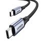 USB-C to USB-C UGREEN USB4 Cable, 240W, 2m (Black) цена и информация | Mobiiltelefonide kaablid | hansapost.ee