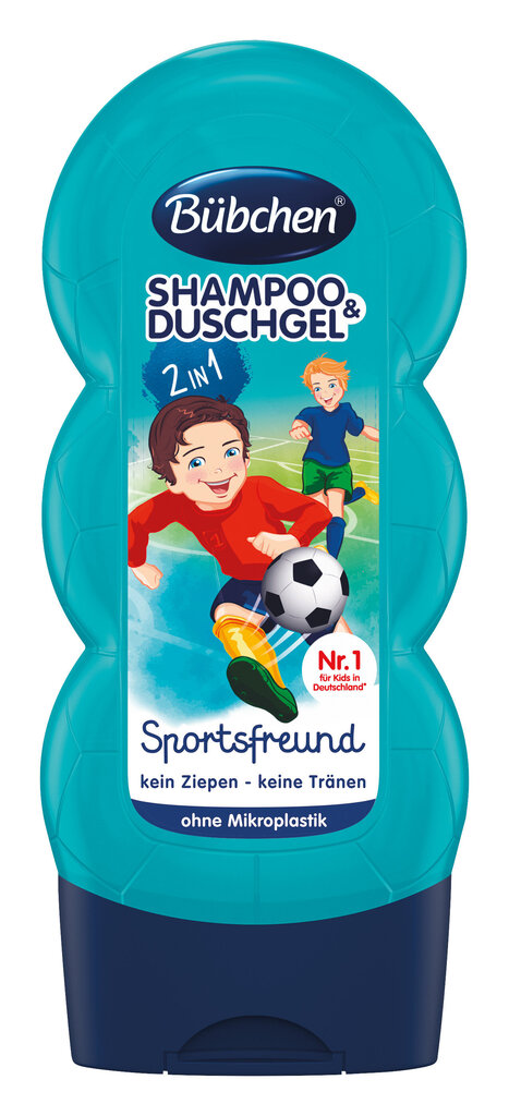 Šampoon ja dušigeel lastele Bubchen Spordi sõbrad 230 ml hind ja info | Laste ja ema kosmeetika | hansapost.ee