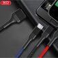 XO 3in1, USB - Lightning + USB-C + microUSB, 1,2 m hind ja info | Mobiiltelefonide kaablid | hansapost.ee