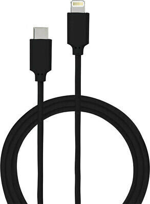 Cable Lightning MFI Type C 1.2m 3A By Bigben Black hind ja info | Juhtmed ja kaablid | hansapost.ee