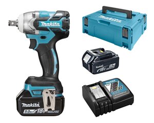 Akulööktrell Makita DTW285RTJ 1/2 price and information | Cordless drills, drills and screwdrivers | hansapost.ee