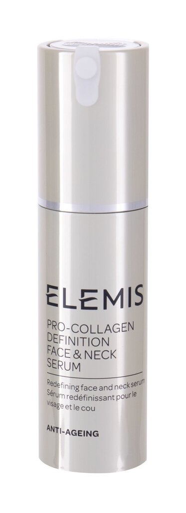 Näo- ja kaelaseerum küpsele nahale Elemis Pro-Collagen Definition 30 ml hind ja info | Näoõlid, ampullid ja seerumid | hansapost.ee