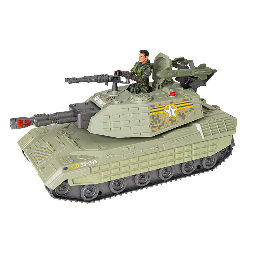Sõjaline komplekt: tank sõduriga Smiki Armed Forces цена и информация | Mänguasjad poistele | hansapost.ee