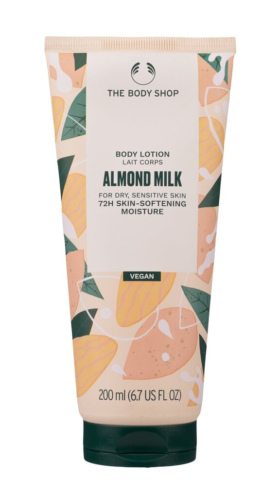 Toitev ihupiim The Body Shop Almond Milk 200 ml hind ja info | Kehakreemid, kehaõlid ja losjoonid | hansapost.ee