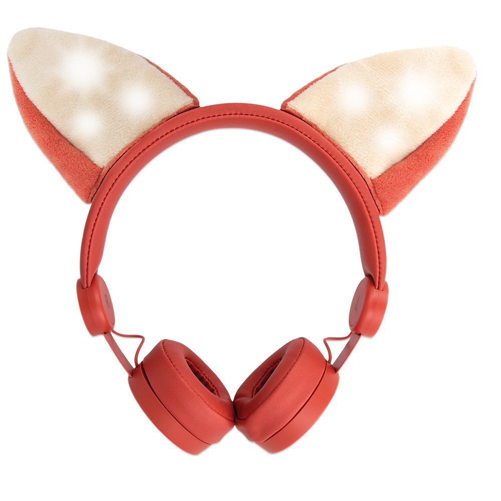 Forever AH-100 Fox LED Animal Ears Orange цена и информация | Kõrvaklapid | hansapost.ee