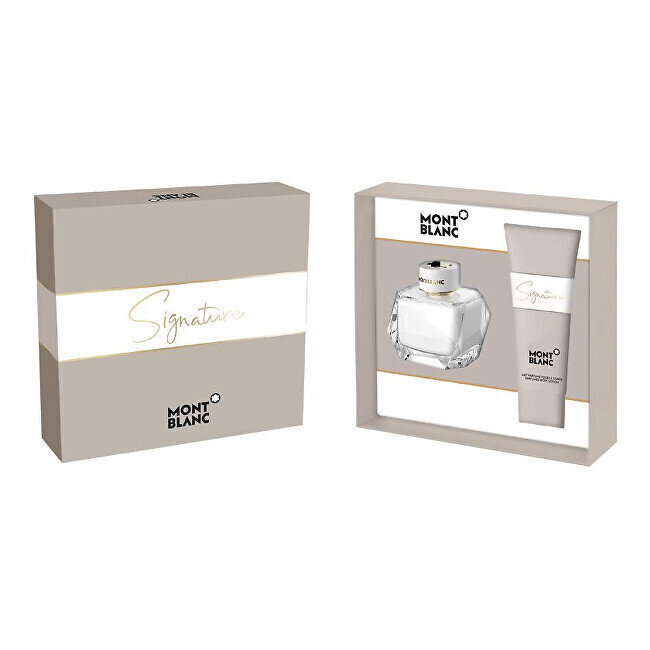 Komplekt Montblanc Signatuur: EDP naistele 50 ml + ihupiim 100 ml hind ja info | Parfüümid naistele | hansapost.ee