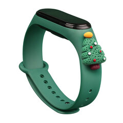 Strap Xmas Wristband Xiaomi Mi Band 4 / Mi Band 3 hind ja info | Hurtel Nutikellad ja nutivõrud | hansapost.ee