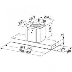 Franke Mythos FMY 608 BI BK hind ja info | Õhupuhastid | hansapost.ee