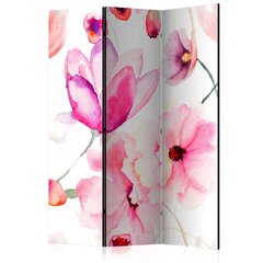 Комнатная перегородка Розовые цветы цена и информация | Мобильные стенки | hansapost.ee