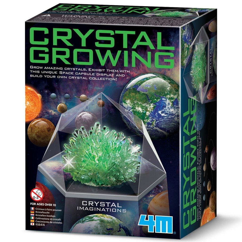 4M Kristallide kujutlusvõime - roheline цена и информация | Arendavad laste mänguasjad | hansapost.ee