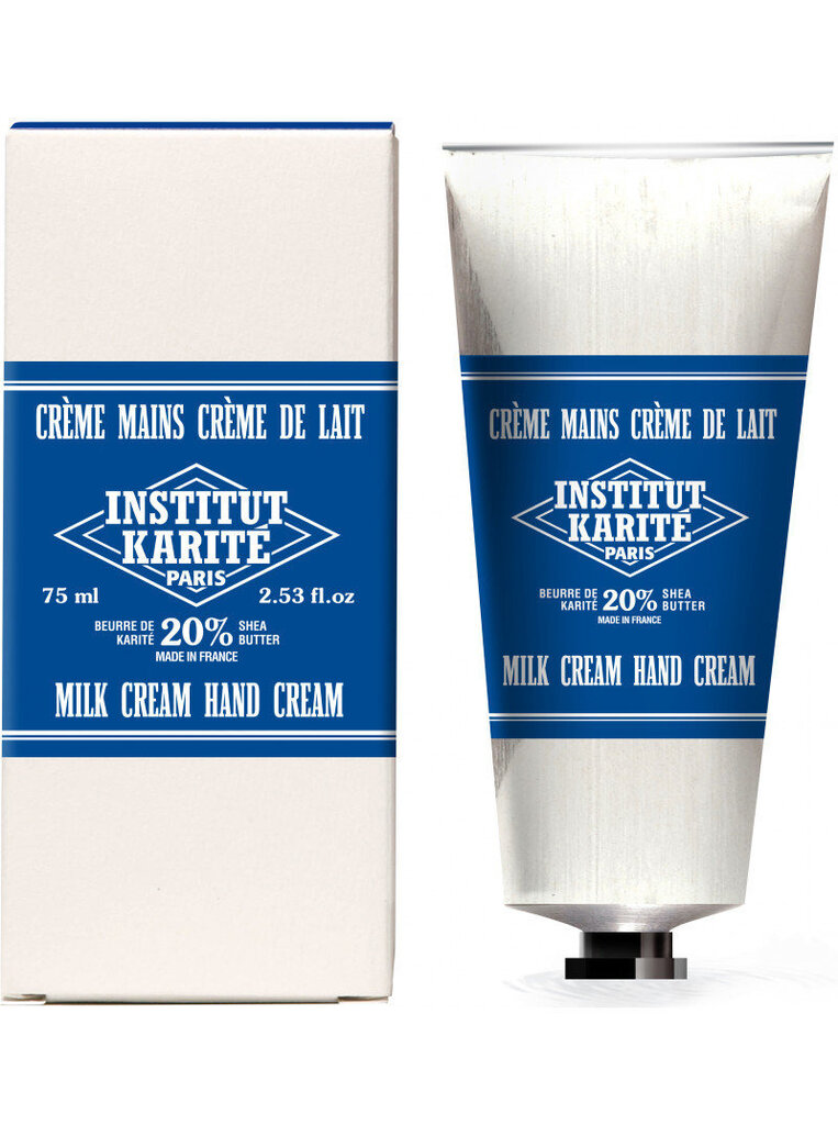 Kätekreem Institute Karite Paris Shea Milk Cream 75 ml hind ja info | Kehakreemid, kehaõlid ja losjoonid | hansapost.ee