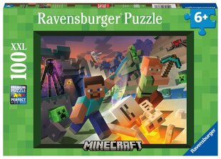 Pusle Ravensburger Minecrafti koletised, 100 tk. hind ja info | Pusled lastele ja täiskasvanutele | hansapost.ee