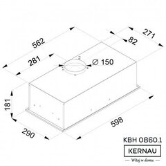 Kernau KBH 0860.1 B hind ja info | Õhupuhastid | hansapost.ee